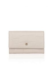 Bellicci Skórzany portfel "Velora" w kolorze kremowym - 17 x 10 x 3 cm rozmiar: onesize. Brązowe portfele damskie Bellicci, bez wzorów, z materiału. Za 130.81 zł.