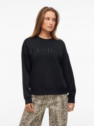 Vila Bluza w kolorze czarnym rozmiar: XL. Czarne bluzy bez kaptura damskie Vila, xl. Za 118.56 zł.