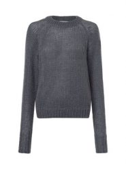 IPURI Sweter z dzianiny Kobiety szary, S. Szare swetry klasyczne damskie IPURI, s, z dzianiny, bez kołnierzyka. Za 299.95 zł.