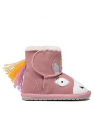 EMU Australia Śniegowce Magical Unicorn Walker B12409 Różowy. Czerwone śniegowce dziewczęce Emu Australia, ze skóry. Za 259.99 zł.