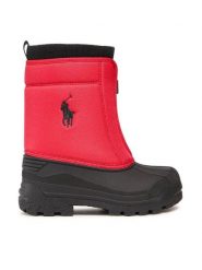 Polo Ralph Lauren Śniegowce Quilo Zip II RF104294 S Czerwony. Czerwone kozaki dziewczęce Polo Ralph Lauren, bez wzorów, z materiału, bez obcasa. Za 599.99 zł.