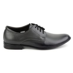 Olivier Buty męskie wizytowe skórzane 292lu szare. Szare buty wizytowe męskie z jeansu, bez zapięcia. Za 367.89 zł.