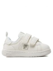 Fila Sneakersy CROSSCOURT 2 NT VELCRO kids FFK0018 10005 Biały. Białe buty sportowe dziewczęce Fila, bez wzorów, z materiału, bez zapięcia. Za 169.99 zł.