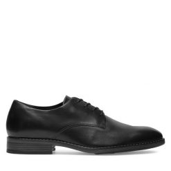 Półbuty Lasocki. Czarne buty wizytowe męskie Lasocki, bez zapięcia. Za 249.99 zł.