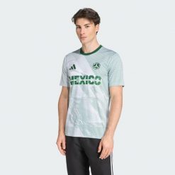 Koszulka Mexico Jersey. Białe t-shirty sportowe męskie Adidas, z jersey, bez ramiączek, do piłki nożnej. Za 299.00 zł.