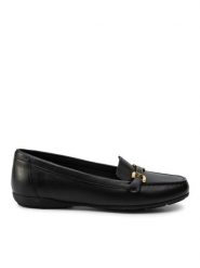 Geox Mokasyny D Annytah Moc A D84BMA 00043 C9997 Czarny. Czarne mokasyny damskie Geox, ze skóry. Za 269.99 zł.