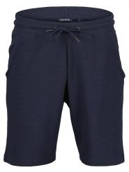 Blue Seven Szorty dresowe w kolorze granatowym rozmiar: XL. Niebieskie szorty męskie Blue Seven, z dresówki, bez kołnierzyka. Za 49.45 zł.