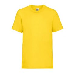 T-shirt Fruit Of The Loom Valueweight dla dorosłych żółty. Białe t-shirty damskie Fruit of the Loom, s, bez wzorów, z bawełny, bez kołnierzyka. Za 131.99 zł.