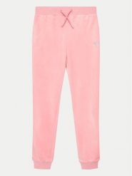 Guess Spodnie dresowe J4YQ20 KBXI2 Różowy Regular Fit. Czerwone spodnie dziewczęce Guess, z dresówki. Za 139.99 zł.