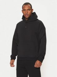 HUGO Bluza Dagarito 50521429 Czarny Relaxed Fit. Czarne bluzy bez kaptura męskie Hugo, m, z bawełny. Za 799.99 zł.