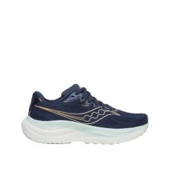 Buty do biegania Saucony Ride 19 Niebieskie. Niebieskie obuwie do biegania damskie Saucony. Za 804.75 zł.
