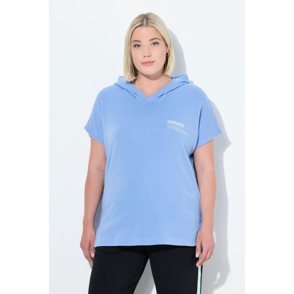 Damskie Bluza funkcyjna szybkoschnąca kaptur bez rękawów. Niebieskie bluzy z kapturem damskie Ulla Popken, plus size, z bawełny. Za 239.99 zł.