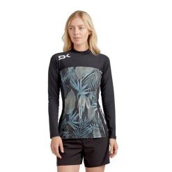Koszulka do pływania damska Dakine Hd Snug Fit Rashguard. Czarne t-shirty damskie Dakine, xs, bez wzorów, bez ramiączek. Za 149.99 zł.