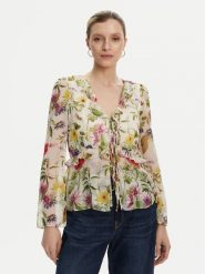French Connection Bluzka 72YOK Kolorowy Regular Fit. Bluzki damskie French Connection, bez wzorów, z syntetyku, bez ramiączek. Za 199.99 zł.