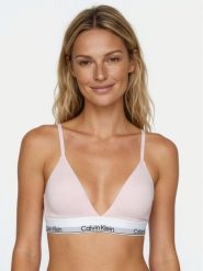 Calvin Klein Underwear Biustonosz top LV00QF8498 Różowy. Czerwone topy damskie Calvin Klein Underwear, l, bez wzorów, z bawełny, bez kołnierzyka. Za 179.99 zł.