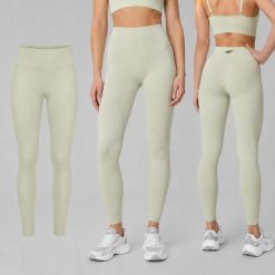 LEGGINSY DAMSKIE 4F TENINGOWE SZYBKOSCHNĄCE Z WYSOKIM STANEM KOLOR ZIELONY. Zielone legginsy damskie 4f, l, bez wzorów, z materiału. Za 110.71 zł.