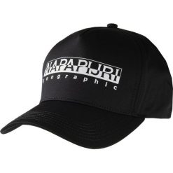 Czapka z daszkiem Napapijri. Czarne czapki męskie Napapijri, bez wzorów, klasyczne. Za 89.00 zł.