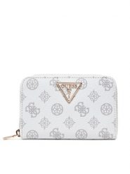 Guess Portfel SWPG85 00140 Biały. Białe portfele damskie Guess, z aplikacjami, ze skóry. Za 169.99 zł.