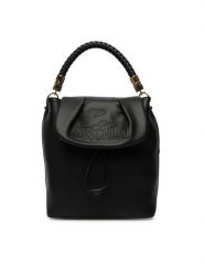 LOVE MOSCHINO Plecak JC4224PP0OKA0000 Czarny. Czarne plecaki damskie Love Moschino, bez wzorów, ze skóry. Za 1,009.00 zł.