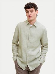 Jack & Jones Koszula Lawrence 12293563 Zielony jasny Regular Fit. Zielone koszule męskie Jack & Jones, m, bez wzorów, ze lnu, bez kołnierzyka, bez ramiączek. Za 249.99 zł.