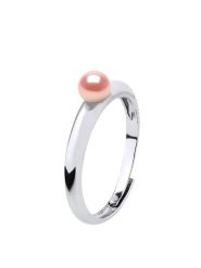 Mitzuko Srebrny pierścionek z perłą rozmiar: onesize. Szare pierścionki damskie Mitzuko, z perłą, srebrne. Za 165.99 zł.
