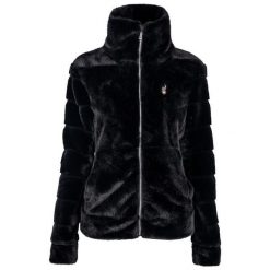 Kurtka damska AULP NALOR sztuczne futerko miękka ciepła stylowa miejska. Czarne kurtki damskie Aulp, bez wzorów, z futra, bez kaptura, narciarskie. W wyprzedaży za 299.99 zł.
