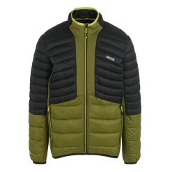 Męska Kurtka Leedre Hybrid Padded Jacket. Czarne kurtki męskie Regatta, m, bez wzorów, z puchu, sportowe, bez kaptura. Za 155.99 zł.