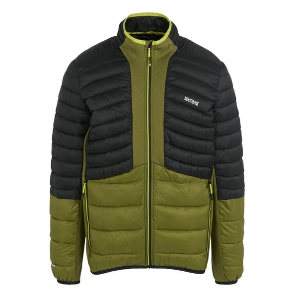 Męska Kurtka Leedre Hybrid Padded Jacket. Czarne kurtki męskie Regatta, m, bez wzorów, z puchu, sportowe, bez kaptura. Za 155.99 zł.