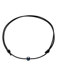 Pearline Naszyjnik "Luxe" z perłą - dł. 35 cm rozmiar: onesize. Czarne biżuteria dla mężczyzn Pearline, z perłą, srebrne. Za 173.99 zł.