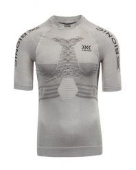 Koszulka termoaktywna biegowa męska X-Bionic Fennec 4.0 Grey. Szare bielizna termoaktywna męska X BIONIC, m, bez wzorów, z dzianiny. Za 370.00 zł.