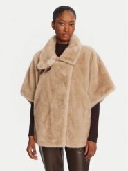 PINKO Futro Comodino 103837 A2PI Beżowy Regular Fit. Brązowe futra damskie Pinko, xl. Za 1,345.23 zł.