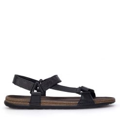 Sandały Lasocki. Czarne sandały męskie Lasocki, bez zapięcia. Za 129.99 zł.