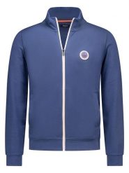 NEW ZEALAND AUCKLAND Kardigan w kolorze niebieskim rozmiar: 3XL. Niebieskie kardigany męskie New Zealand Auckland, xl, z aplikacjami, z bawełny, bez kołnierzyka. Za 188.40 zł.
