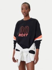 Roxy Bluza Essential Energy ERJFT04994 Czarny Regular Fit. Czarne bluzy bez kaptura damskie Roxy, m, z bawełny. Za 299.99 zł.