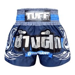 Spodenki treningowe TUFF Blue War Elephant. Czarne szorty damskie TUFF, bez wzorów, sportowe. Za 199.00 zł.