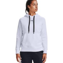Bluza damska Under Armour Rival Fleece HB Hoodie. Białe bluzy bez kaptura damskie Under Armour, xl. Za 241.64 zł.