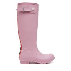 Kalosze Hunter. Czerwone kalosze damskie Hunter, bez wzorów. Za 359.99 zł.