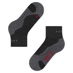 Krótkie skarpety damskie Falke TK2 Explore. Szare skarpetki damskie Falke, bez wzorów, z elastanu. Za 155.50 zł.