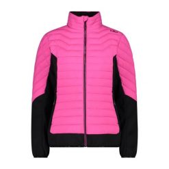 Damska kurtka hybrydowa CMP. Czerwone kurtki damskie CMP, xs, bez wzorów, z softshellu, bez kaptura. Za 562.50 zł.