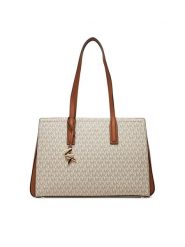 MICHAEL Michael Kors Torebka Laila 30S5G9IT2B Écru. Torebki klasyczne damskie MICHAEL Michael Kors, bez wzorów, z materiału, bez dodatków. Za 1,329.00 zł.