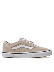 Vans Tenisówki Rowley Classic VN0009QJBAT1 Beżowy. Brązowe trampki i tenisówki damskie Vans, bez wzorów, z materiału. Za 209.99 zł.