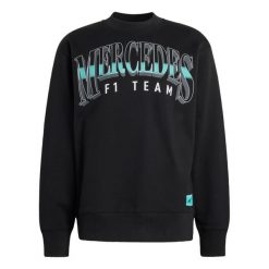 Bluza Męska Mercedes - AMG Petronas Formula One Team Las Vegas. Białe bluzy bez kaptura męskie Adidas, bez wzorów, sportowe, bez kołnierzyka, bez ramiączek. Za 399.00 zł.