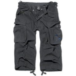 Szorty bushcraft męskie Brandit M65 Industry Vintage 3/4 Czarne. Czarne szorty męskie Brandit, na lato, bez wzorów, vintage. Za 266.50 zł.