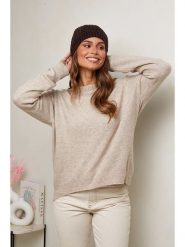 Soft Cashmere Sweter w kolorze beżowym rozmiar: 34/36. Brązowe swetry klasyczne damskie Soft Cashmere, bez kołnierzyka. Za 122.38 zł.