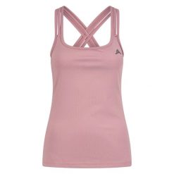 Damski tank top Euro-Star Adriana. Czerwone topy damskie EURO-STAR, bez wzorów, bez kołnierzyka. Za 176.00 zł.