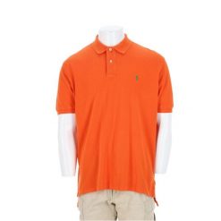 Second life - Polo Ralph Lauren koszulka męska z krótkim rękawem - Jak nowy. Brązowe koszulki polo męskie Ralph Lauren, l, bez wzorów, z materiału, bez ramiączek. Za 127.76 zł.