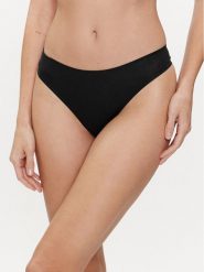 Chantelle Stringi Soft Stretch C11GG0 Czarny. Czarne stringi damskie Chantelle, bez wzorów, z syntetyku. Za 89.99 zł.