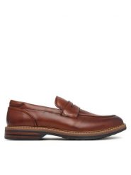 Clarks Półbuty Aldwin 2 Step 26320111 Brązowy. Brązowe półbuty męskie Clarks, ze skóry, bez zapięcia. Za 479.99 zł.