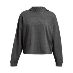 Damska bluza oversize z kapturem Under Armour Rival Terry. Czarne bluzy z kapturem damskie Under Armour, m, z materiału. Za 260.40 zł.