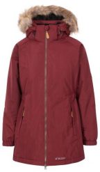 Trespass Celebrity - kurtka damska TP50 Dark Cherry. Czerwone kurtki damskie Trespass, na zimę, l, bez wzorów, z futra, bez kaptura. Za 282.80 zł.